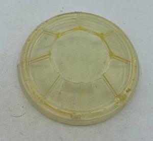 Star Wars Vintage Battle Damaged Tie Fighter Part Cockpit Glass Light Yellowing - Picture 1 of 2