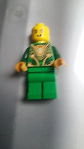 Lego Mini Figure Gold Hands Green Robot Alien Lady - Picture 1 of 2