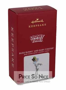 Hallmark 2021 Ornament - Bugs Bunny & Baby Finster - Looney Tunes - New - Picture 1 of 1