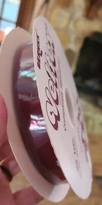 Vtg Veltex Velvet Ribbon Burgundy Red Berwick Velveteen Christmas Waterproof - Picture 1 of 10