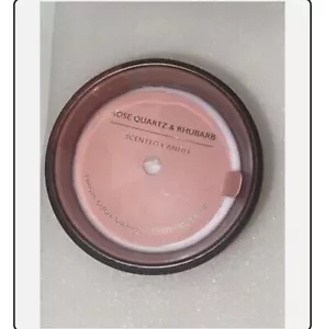 Rose Quartz And Rhubarb Candle - Picture 1 of 4