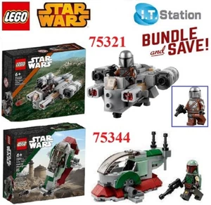 New set LEGO Star Wars 75344 75321 Boba Fett's Starship Razor Crest Microfighter - Picture 1 of 1