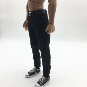 1/6 Scale Male Black Pants Hose für 12 "  HT Action Figure - Bild 1 von 12