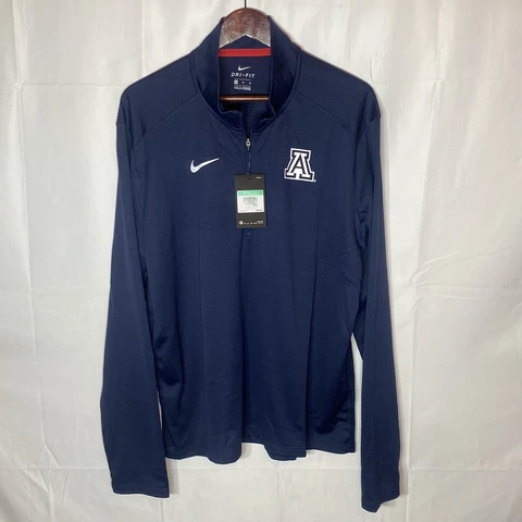 Nike NCAA Arizona Wildcats 1/4 Zip Reflective Trim Pullover DA3323-419 Men’s XL Cover