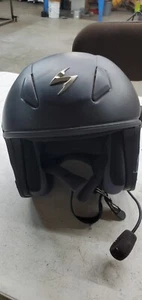 Scorpion Helmet. Size M, 7 1/8 to 7 1/4.Pre owned.Slight wear. With microphone - Picture 1 of 8
