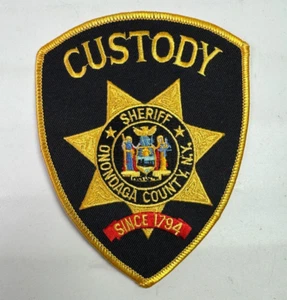 Custody Sheriff County New York NY Patch R1B - Picture 1 of 2