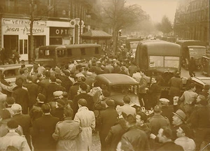 Front Populaire 1935 - Manifestation RATP Boulevard Saint Germain - 175 - Imagen 1 de 1