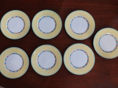 Juego de 7 platos de ensalada Villeroy & Boch Twist Alea amarillo limón 8-5/8" Foto 1 de 4