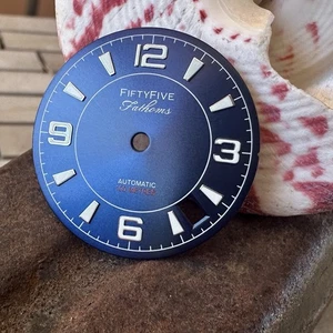 Yobokies Fifty Five Fathoms [Modern Blue] Zifferblatt für Seiko SKX SNZH | US-Verkäufer - Bild 1 von 6