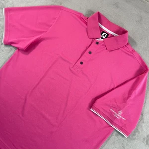 FootJoy x Four Seasons Lanai Golf Club Polo Shirt Men XL Pink Performance NWOT - Picture 1 of 10