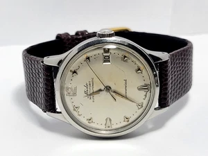 Mido Multifort Superautomatic Powerwind Cal 917R 17 Jewels With Date Runs Good - Picture 1 of 11