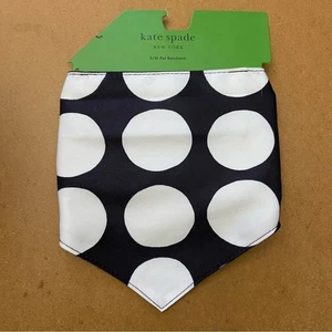 NWT Kate Spade Black and White Pet Bandana S/M - Picture 1 of 4