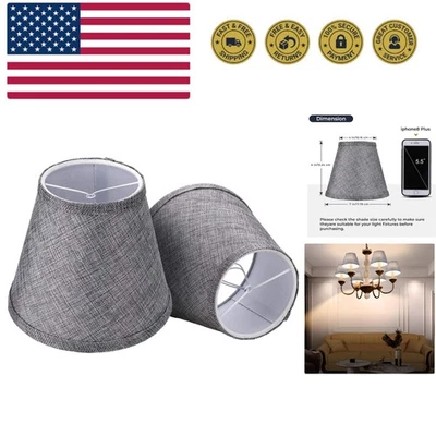 双网小灯罩夹灯泡 2 件套适用于 Candelabra 灯泡,Barr... — 第 1/4 张图片