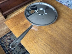 Padella in acciaio inox a 3 strati D3 completamente rivestita con coperchio 10 pollici made in USA - Foto 1 di 7