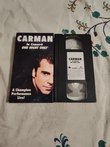 Carman In Concert: One Night Only (Image Entertainment VHS,2001) HTF Video 📼 - Picture 1 of 2