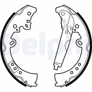 Delphi Bremsbacken hinten für Toyota Fortuner Hilux - Bild 1 von 7