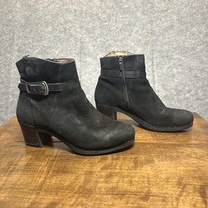 Dansko Damen Stiefeletten schwarz Wildleder EUR 40 Used Boho Schnalle 1,5 Absatz - Bild 1 von 17