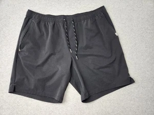LL Bean Shorts Mens XL Black Multisport Stretch 9" Inseam Quick Dry Hiking Walk - Picture 1 of 13
