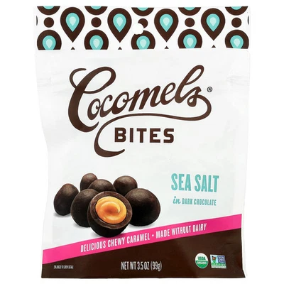 Bites, Sea Salt in Dark Chocolate , 3.5 oz (99 g) - Image 1 of 2