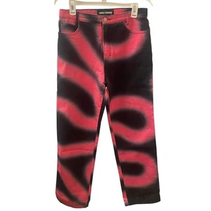 Double Rainbouu Jeans schwarz pink bedruckt Größe 30 x 30 - Bild 1 von 6