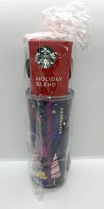 Starbucks Holiday 2017 Multicolor Animals & Trees Cold Cup Tumbler w/ Coffee - Picture 1 of 7