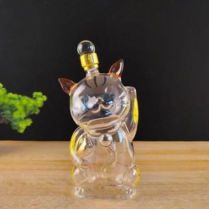 High Quality 1000ML Lucky Cat Shaped Whiskey Decanter for Liquor Scotch Bourbon - Picture 1 of 7