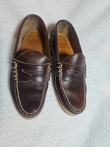 Oak Street Bootmakers Penny Loafer Natural Chromexcel Size 7.5 D - Picture 1 of 17
