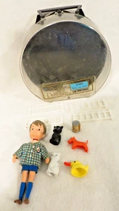 Vintage Dolly Darlings John and His Pets Hat Box Series 1965 Hassenfeld Bros - Picture 1 of 7