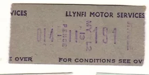 Bus / Tram ticket Llynfi MS , Maesteg setright speed M/c L2 - Picture 1 of 1