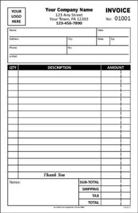 Custom 3 Part Forms /Invoice/Sales Receipt/Estimate/Quote/Proposal TMG111 - Picture 1 of 1