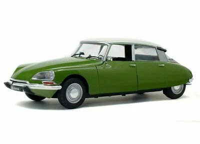 CITROEN DS D SPECIAL 1972 GREEN WHITE ROOF SOLIDO S1800703 1/18 METAL  - Photo 1/4