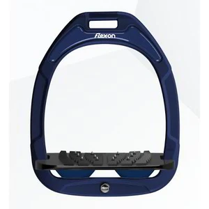 Flex-On Green Composite 2 geneigte Ultra Grip Steigbügel marineblau - Bild 1 von 3