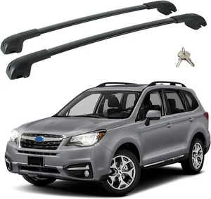 Roof Rack Cross Bars for 2014-2024 Subaru Forester with Lock, Aluminum Car Cargo - Picture 1 of 9