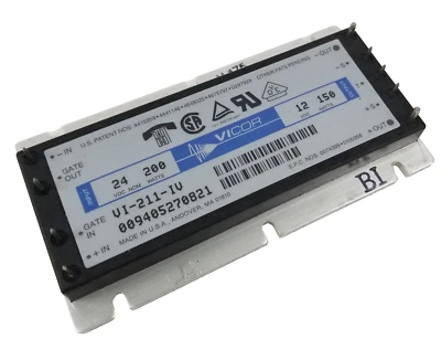 Vicor VI-211-IV Isolated DC/DC Converter Input:24V Output:12V 30A 150W NEW - Image 1 of 4