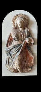 Madonna in cartapesta e stucco XVIII secolo ITALIA - Foto 1 di 8