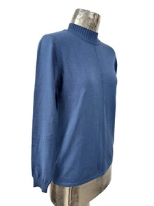 Barbara Lebek Pullover Pulli Größe Medium 12 Damen Blau Oberteil NEU EU40 UVP 55£ - Bild 1 von 15