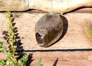 Lodolite Scenic World Quartz Crystal Shamanic Dreamstone Rare with Gold Rutile - Picture 1 of 15