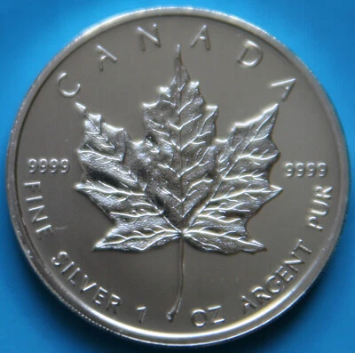 1oz Maple Leaf 1988 - 2023 - 5 Dollar Kanada 999 Ag. + Privy Mark + WildLife - Bild 1 von 2