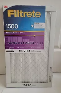 3M Filtrete 1500 12x20x1, alérgeno avanzado, vida saludable totalmente nuevo sellado - Imagen 1 de 4