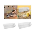 Chick Feeder, Transparent, Multi-hole Duck Feeder for Pigeons, Chickens