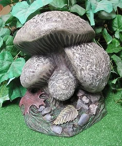 6002 Toad Stool Morel Mushroom Cluster Latex Fiberglass Production Mold Concrete - Picture 1 of 4