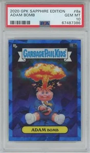 2020 Topps Garbage Pail Kids Sapphire Edition #8A ADAM Bomb PSA 10 - Picture 1 of 1