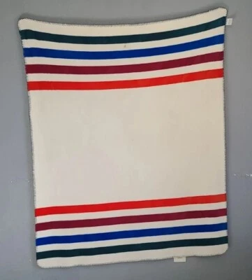 Bath & Body Works флисовое кремовое полосатое одеяло 50x60 дюймов шерпа МЯГКОЕ - Изображение 1 из 4