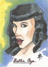 Bettie Page Private Collection - Chris Fulton Sketch Card (a)