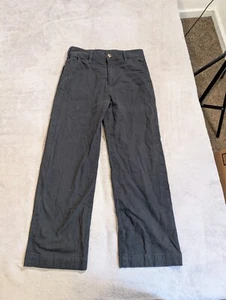 American Giant Damen schwarz Arbeitskleidung Canvas Twill Hose Größe 10 - Bild 1 von 10