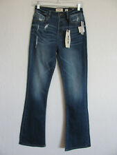 Miss Me High Rise Boot Jeans- Button Fly -Destroyed-Med Wash -Size 25- NWT 