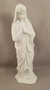 Vintage K's Collection White Virgin Mary Statue 8" - Picture 1 of 10