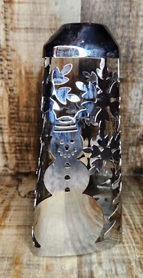 Funda Jabón Bath & Body Works Soporte Plateado Cromo Muñeco de Nieve Árbol de Navidad Foto 1 de 4