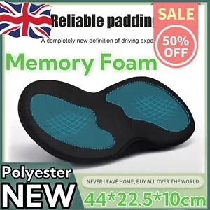 Car Seat Cushion Memory Foam Car Seat Pad Sciatica & Lower Back Pain Relief NEW - Picture 1 of 11