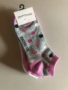 Express Womens Ankle 3pc Sock - Picture 1 of 4